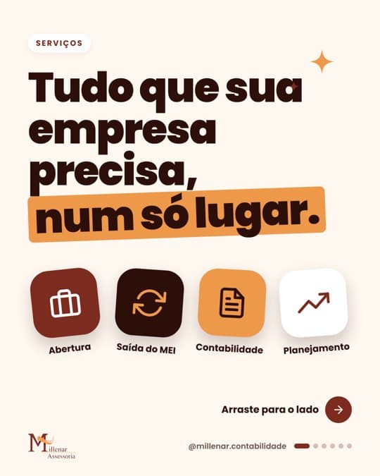 Publicação: serviços da Millenar